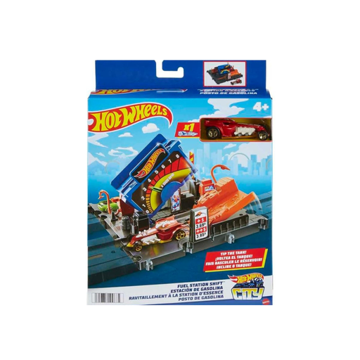 [194735109685] MATTEL HOT WHEELS ESTACION DE GASOLINA 