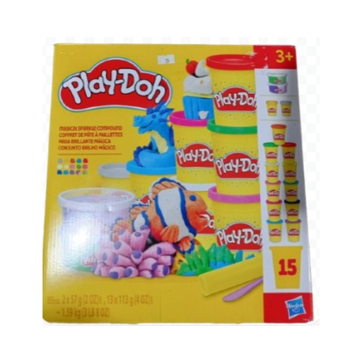 [195166294278] HASBRO MASA BRILLANTE MAGICA PLAY-DOH