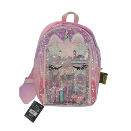 [195609954837] BOLSO ROSADO UNICORNIO CON ACCESORIOS 