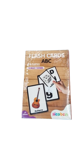 [6014416998978] FLASH CARDS ABC INGLES Y ESPAÑOL