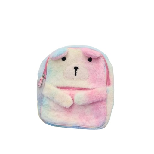 [043834375739] BOLSO OSITO BLANCO PELUDO