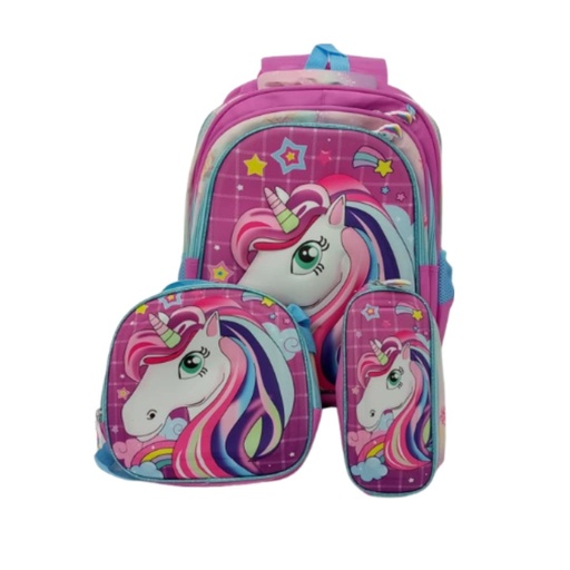 [B1897] BOLSO DE UNICORNIO MORADO