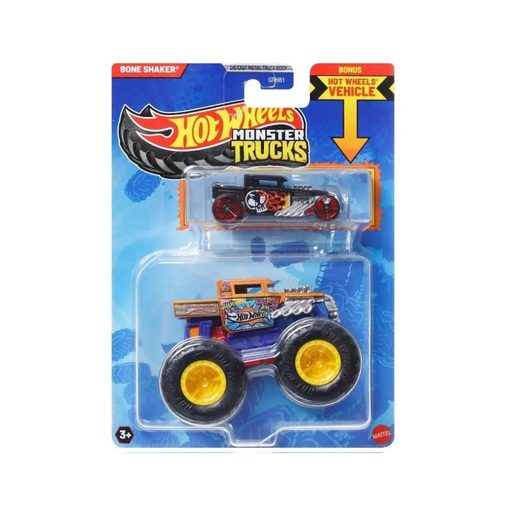 [194735270279] MATTEL HOT WHEELS MONSTER TRUCKS BONE SHAKER