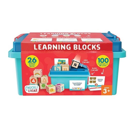 [079346623433] CHUCKLE ROAR JUEGO DE BLOQUES CON ABECEDARIO