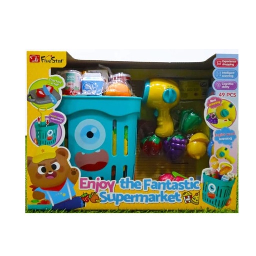 [J1025] FIVE STARS CARRITO DE SUPERMERCADO