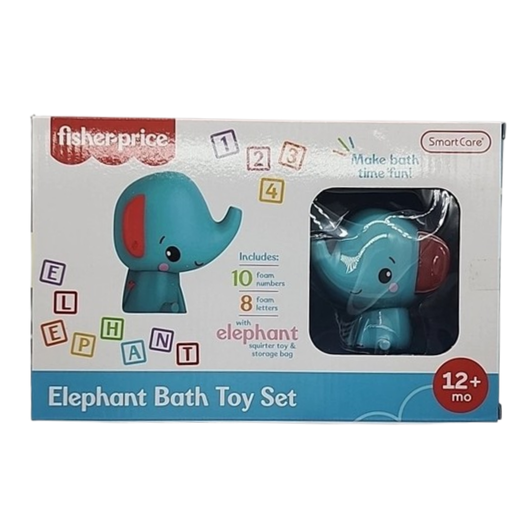 [850022953385] FISHER PRICE ELEPHANT BATH TOY SET