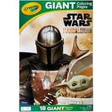 [071662126346] GIANT COLORING BOOK - STAR WARS MANDALORIAN