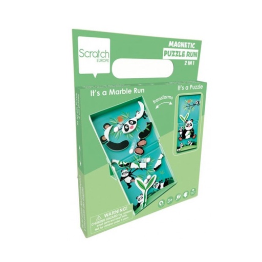 [5414561811749] SCRATCH EUROPE MAGNETIC PUZZLE RUN PANDA / ROMPECABEDAS MAGNETICO PANDA