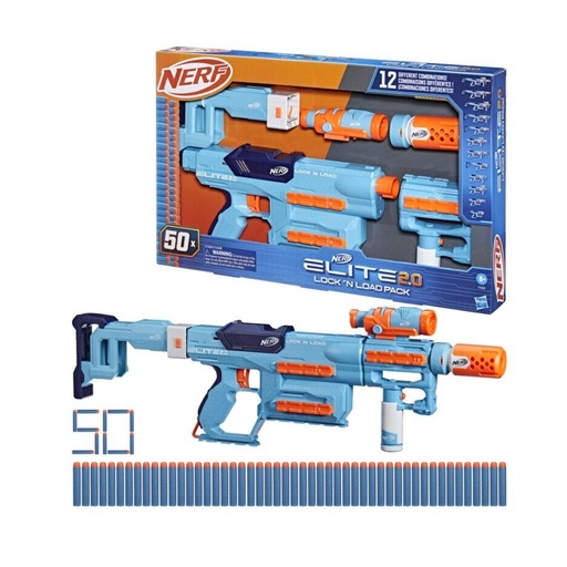 [195166219400] HASBRO NERF ELITE 2.0 LOCK PACK 