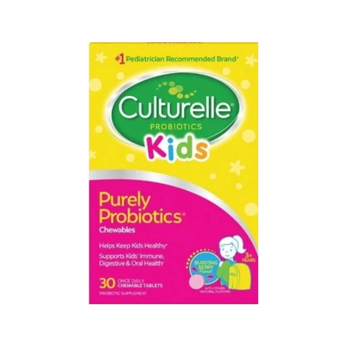 [049100400150] PROBIOTICO CULTURELLE KIDS 30 TABLETAS MASTICABLES