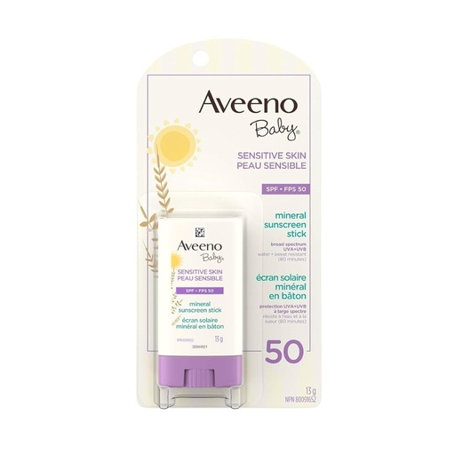 [381371188451] AVEENO PROTECTOR SOLAR EN BARRA 50 SPF