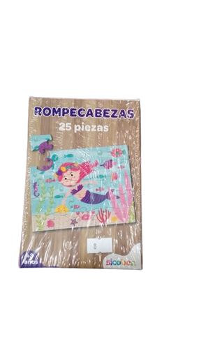 [6014417131114] ROMPECABEZAS 25 PIEZAS SIRENA