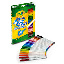[071662081065] MARCADORES LAVABLES CRAYOLA SUPER TIPS / 20 UNIDADES