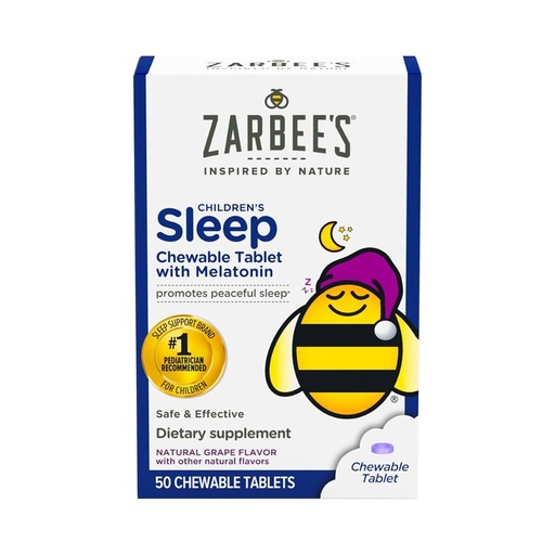 [858438005582] ZARBEE'S MELATONINA 50 TABL 1 MG