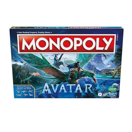 [195166230283] HASBRO MONOPOLY AVATAR EDITION JUEGO DE MESA PARA 2-6 