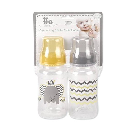 [094606492024] CRIBMATES SET DE TETEROS DE 11OZ DE ELEFANTE