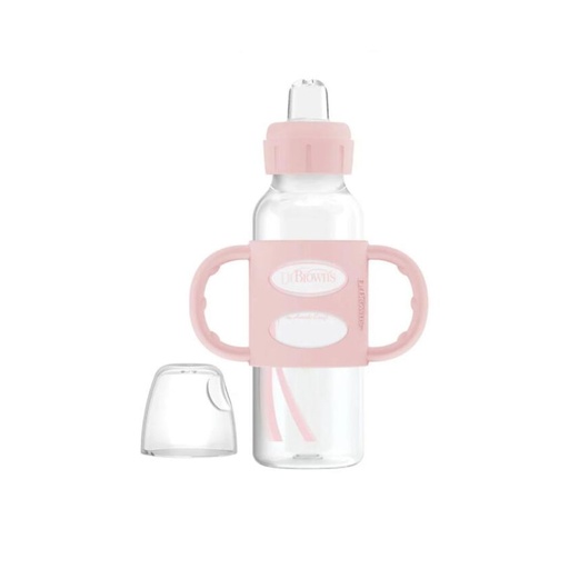 [072239329764] VASO DE TRANSICION CON BOQUILLA ANCHA ROSADO